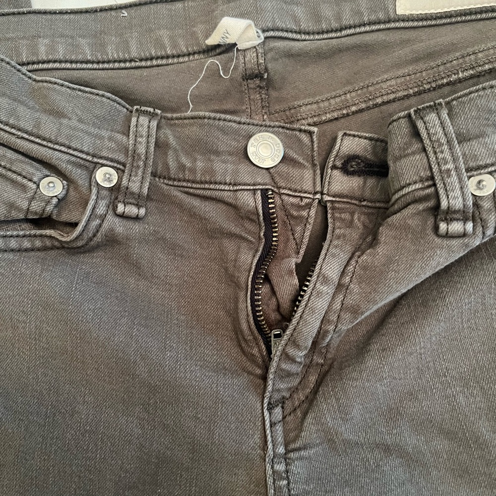 Rag & Bone Skinny Jeans in Army Green- Womens 28 - Picture 6 of 9